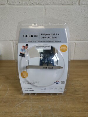 Belkin Hi-Speed USB 2 scheda di aggiornamento notebook NUOVO con scatola 