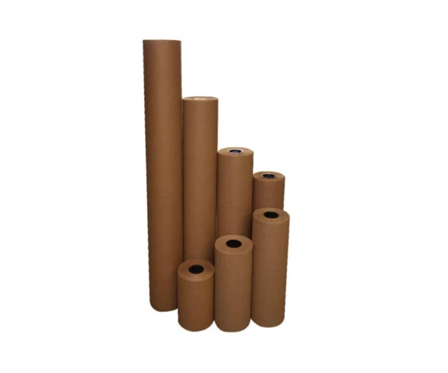24 "40 lbs 900 ' Brown Kraft Paper roll Shipping Wrapping Cushioning Void Fill .