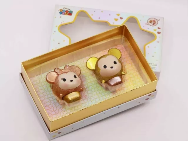 Limited Edition Lip Smacker Disney Tsum Tsum Glitter Rose Gold Mickey & Minnie