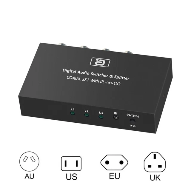 CS563 Digital  Switch- Coaxial Switching 3X1Bi-directional  Converter