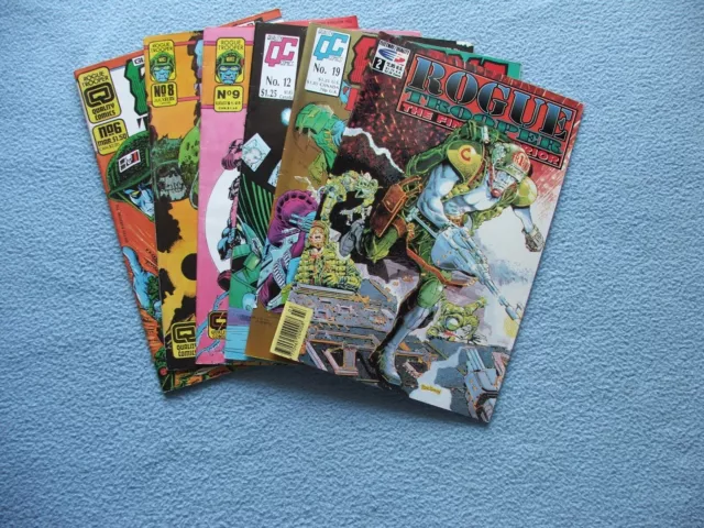 Quality Comics Rogue Trooper lot of 6 books. 6, 8, 9, 12, 19, Final Warrior 2