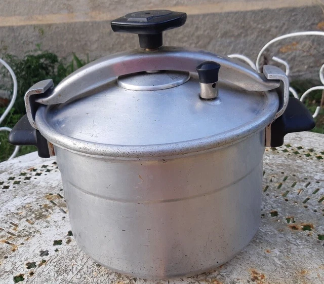 ANCIENNE COCOTTE MINUTE Seb 10 Litres En Aluminium Vintage EUR 10,00