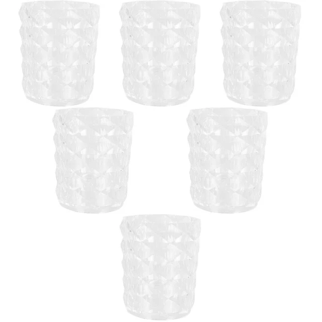 6 Pc Pencil Organizer Makeup Brush Storage Bucket Vanity Organizer Tray Manicure