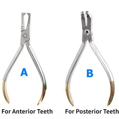 DENTAL ORTHODONTIC BRACKET Removing Pliers Forceps For Anterior ...