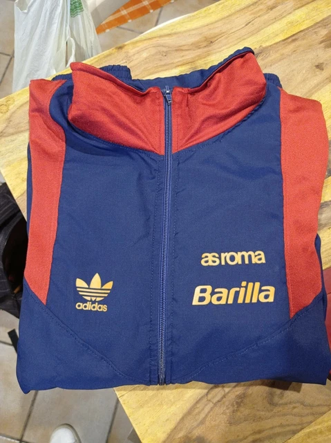 GIACCA TRACKSUIT TUTA Adidas As Roma Barilla XL No Maglia Shirt