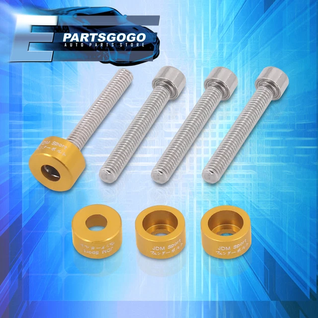For Acura Honda Bseries B16 B17 B18 JDM Distributor Cam Cup Washer Bolt Kit Gold