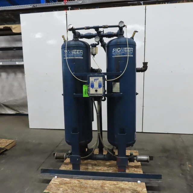 Pioneer Air Systems PHL 500 BAE Heatless Regenerative Desiccant Air Dryer 500CFM