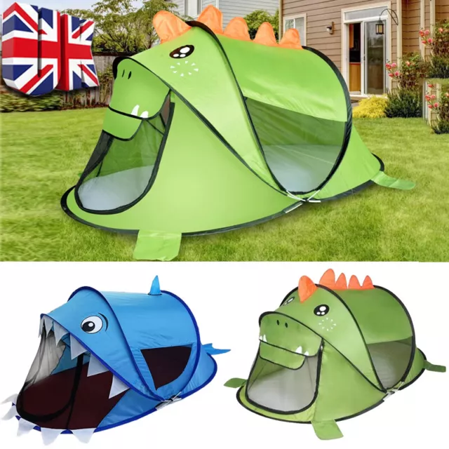 Cartoon Pop Up Play Tent Portable Kids Toddlers Indoor Outdoor Playhouse Toy