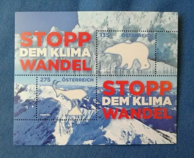 Block "Klimawandel", ** postfrisch, Österreich