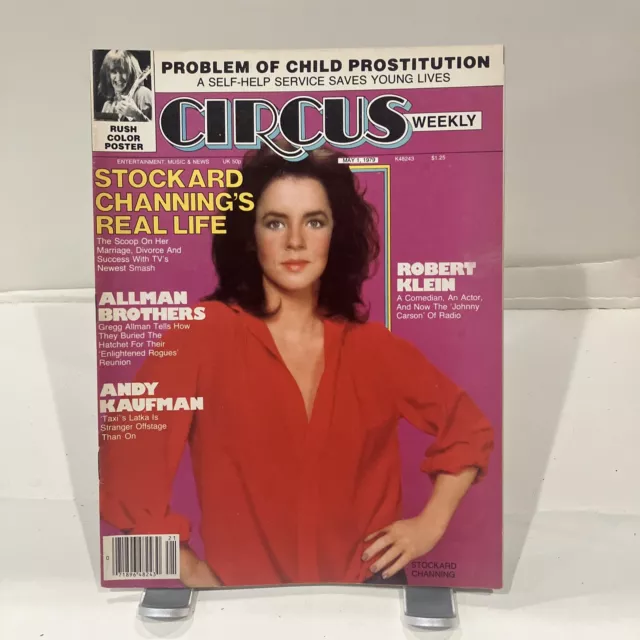 Circus Weekly Magazine May 1, 1979 - Stockard Channing cover - Rush Color Poster