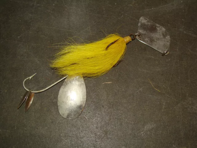 VINTAGE FISHING LURE Bait - Antique Fishing - Hildebrandt No. 5 Bucktail  Spinner $24.95 - PicClick