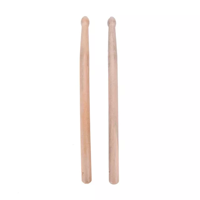 New 1 Pairs 25CM Music Band Maple small Wood Drum Sticks Drumsticks LT