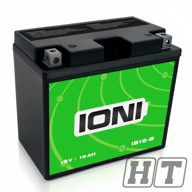 Batterie 12V 19Ah AGM IONI IB16-B Motorrad ähnlich YB16-B CB16-B 51912 M4F44