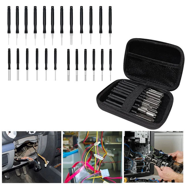 36 pz strumento di rimozione strumento di rimozione pin estrattore terminale estrattore strumento