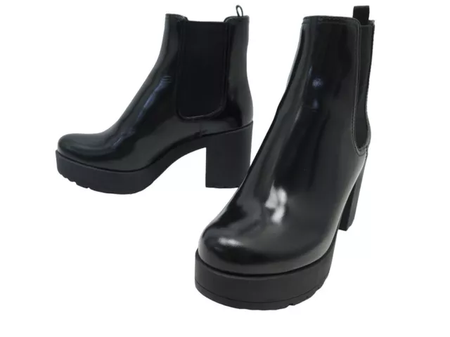 Neuf Bottines Prada Calzature Donna 1T873H Cuir 38.5 It 39 Fr Ankle Boots 1250€