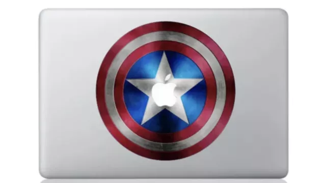 Captain America 🇺🇸 Shield Apple MacBook Air+Pro13" retina Sticker Brand-new