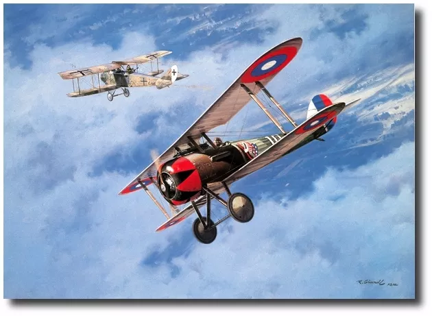 "Fifth Victory" by Roy Grinnell WWI Aviation co-signed by Lt. Douglas Campbell