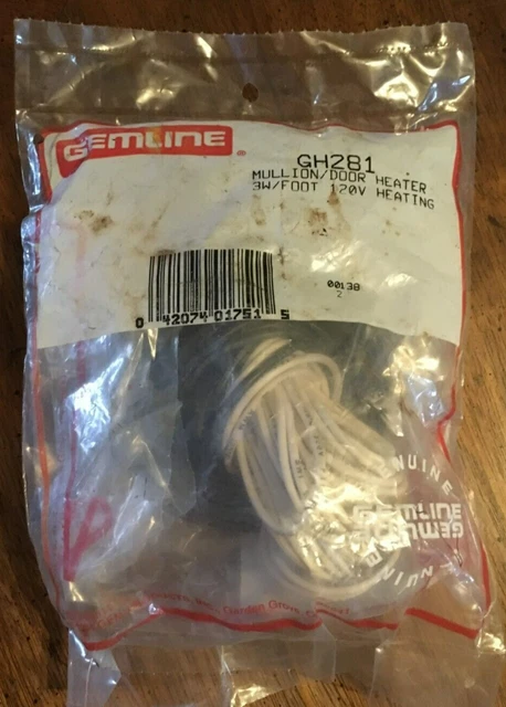 Gemline GH281 Door Heater Mullion 3W/foot 120V