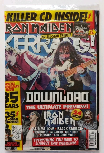KERRANG! MAGAZINE ISSUE 1219 July 19 2008 INCLUDING MAIDEN HEAVEN