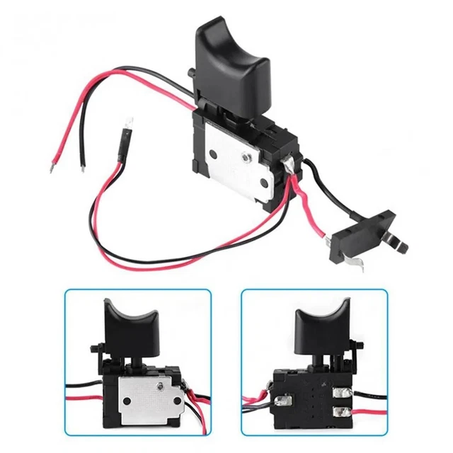 Interrupteur Marche/Arrêt LED Pour Perceuse Makita HR2470 HR2460 HR2230 - Pièce Compatible DS4010