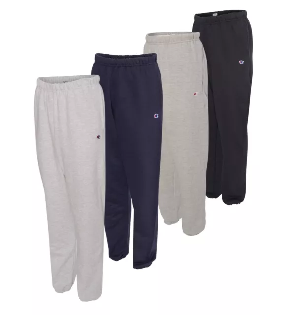CHAMPION MENS PANTS Athletic Reverse Weave Sweatpants with Pockets RW10 ...