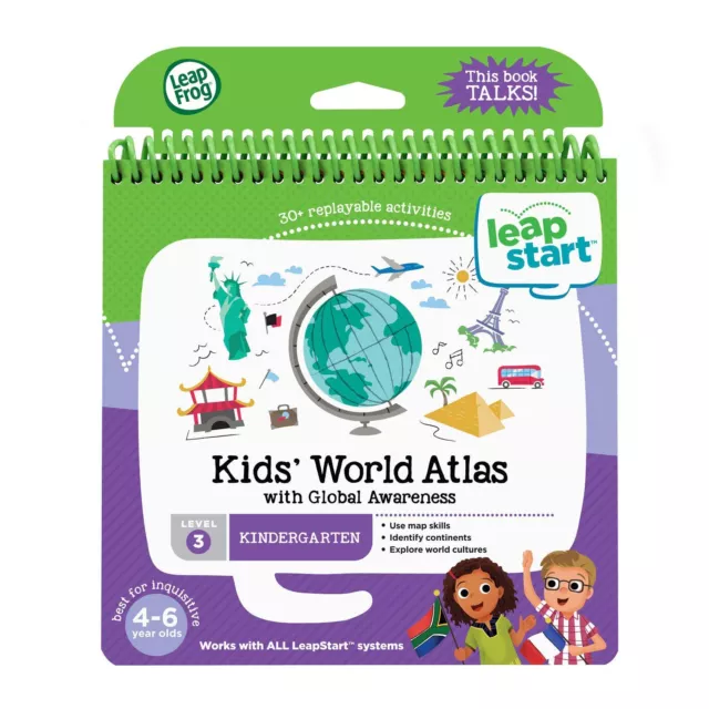 LeapFrog 21606 LeapStart Reception Kids World Atlas and Global Awareness 2