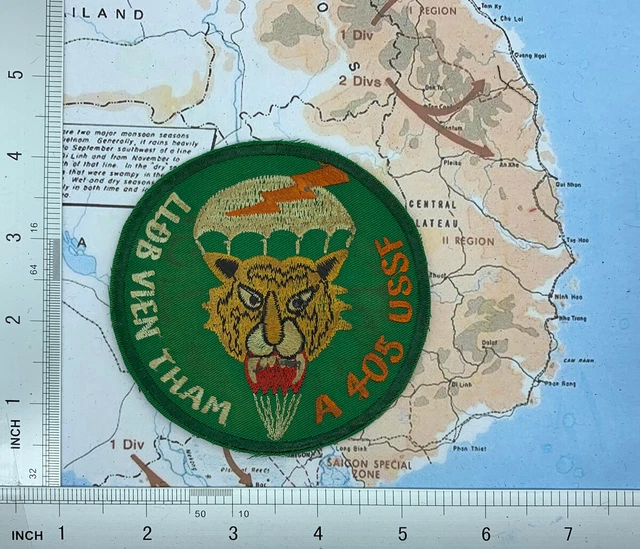 PATCH , US Army Special Forces USSF A-405 LLDB VIEN THAM Vietnam War ...