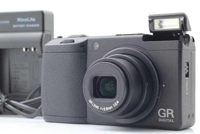 [Near MINT/SH171] RICOH GR DIGITAL II 2 10.1MP Digital Camera Black From JAPAN