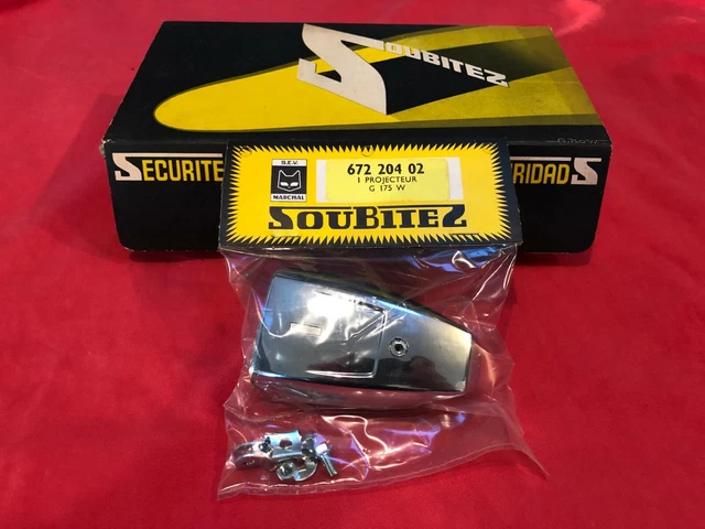 Phare Avant Vélo Soubitez G 621 BL - Vintage Français N.O.S (ancien Stock Neuf) - Pour Pièces Ou Restauration