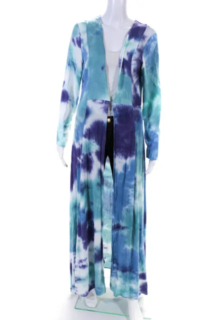 Louna Womens Tie Dye Long Sleeve Cardigan Size 4 13536816