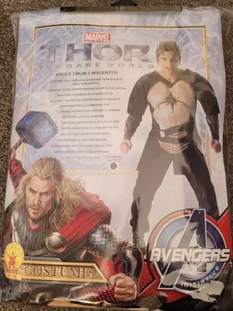 Marvel Avengers Adult Malekith Costume Thor 2 Fancy Dress Loki Official Rubie's