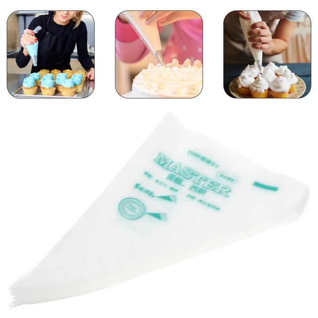 200 piezas bolsa de tuberías desechable pasteleros prácticos