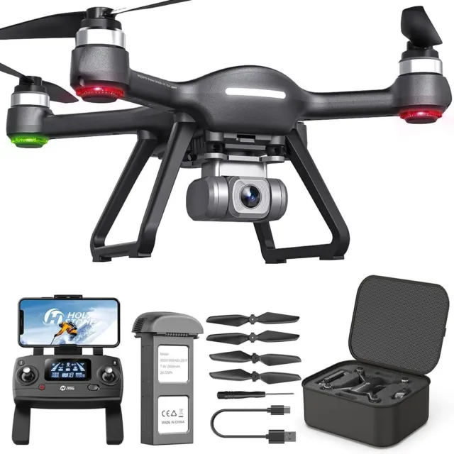 New Sealed! Holy Stone HS700E 4K EIS UHD Drone GPS with 5GHz FPV Brushless Motor