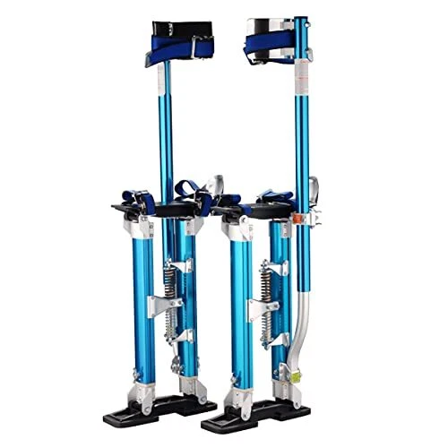Pentagon Tool 1117 "Tall Guyz" Professional 18"-30" Blue Drywall Stilts Durab...