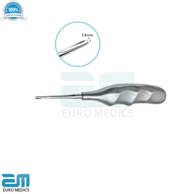 Medan Bein  Root Elevator 3.2mm, Save £12, Dental Surgical, *Stainless St, CE