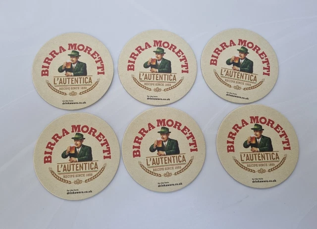 Birra Moretti beer mats