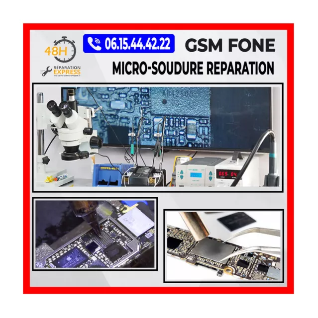 Reparation Carte Mere Iphone - Micro Soudure - Audio Reseau Charge Face Id
