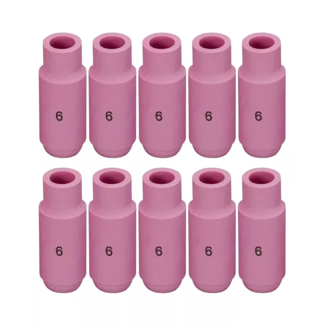 RIVERWELD TIG Alumina Nozzle Ceramic Cup 10N48 #6 WP 17 18 26 Welding Torch 10pk