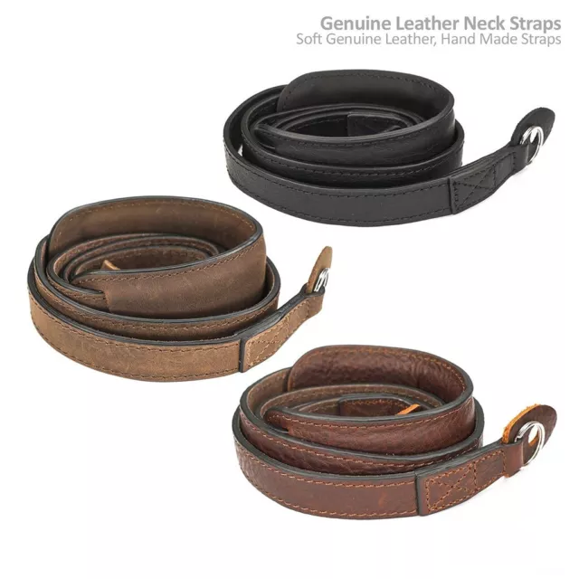 Handmade Genuine Leather Camera Neck Shoulder Strap with Pad For Leica M11