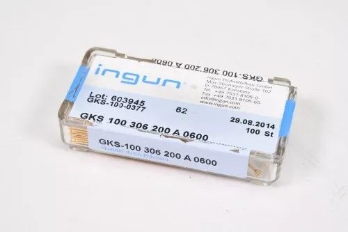 INGUN GKS-100-0377, GKS-100306200A0600, Kontaktstift (1PE=100Stk.) - NEUWERTIG