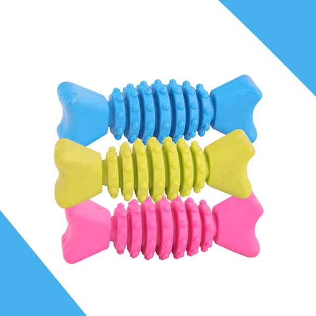 3 Stück / Packung Dog Chew Toys Beißen TPR Interessante Ausbildung Hundespielzeu 8