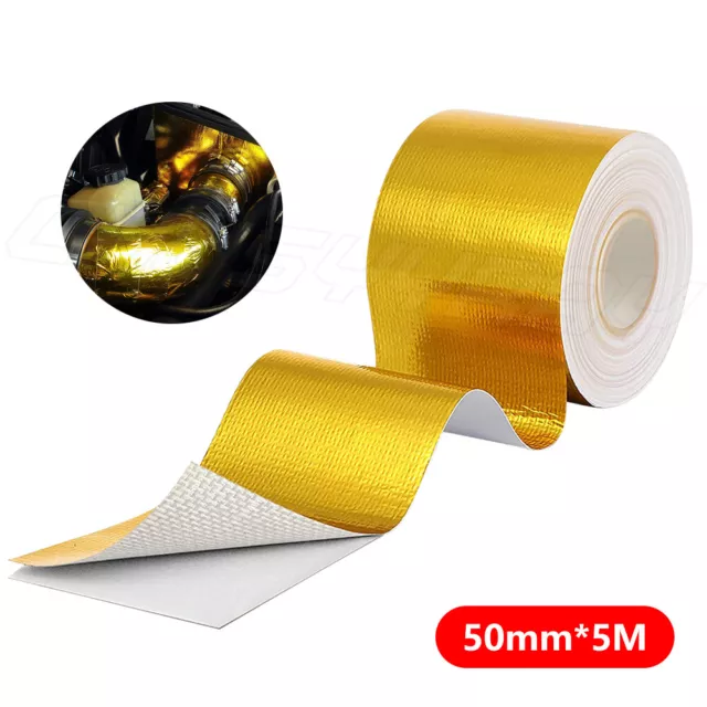 Exhaust Wrap Header Pipe Heat Insulation Tape Roll For Bmw