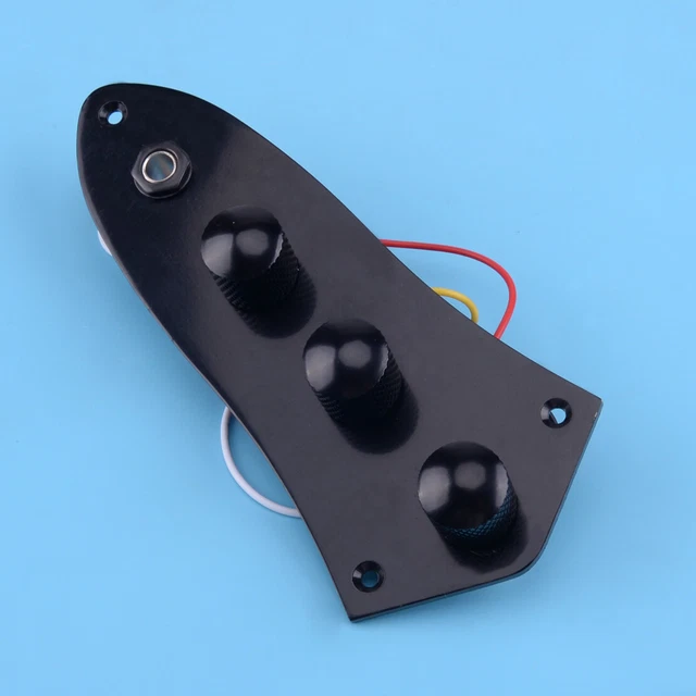 Prewired Loaded Guitar Control Plate Fits For Fender Jazz Bass Parts Replacement