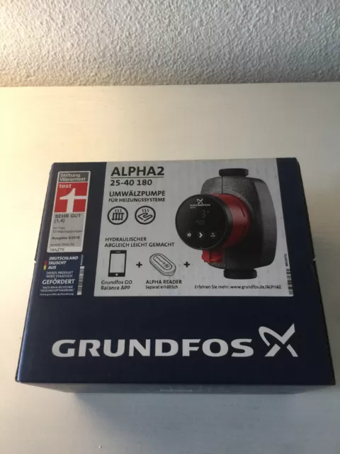 Grundfos Alpha 2 25-40 230V  Hocheffizienzpumpe - 180mm