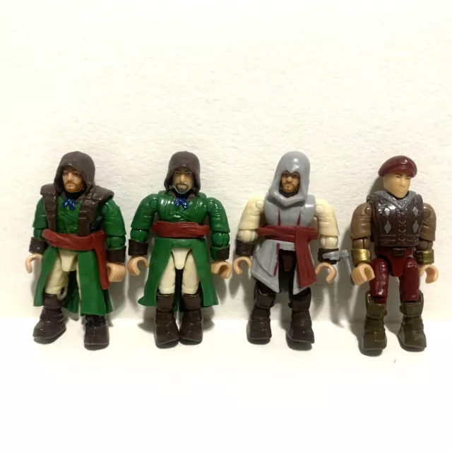 mega blocks Construx Bloks assassins creed Figure Lot Of 4