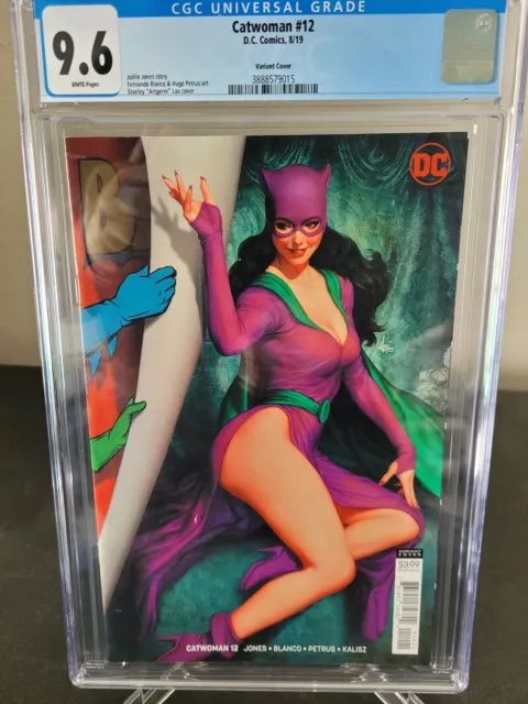 Catwoman #12 Cgc 9.6 Graded 2019 Dc Comics Stanley "Artgerm" Lau Variant Cover