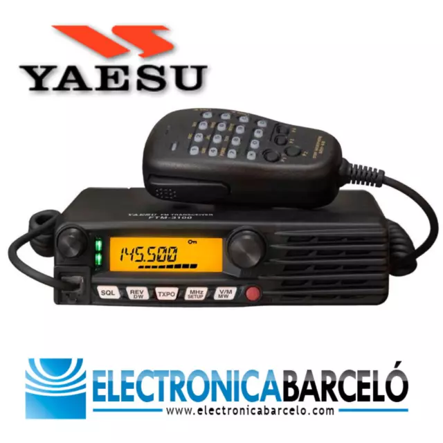 emisora Yaesu FTM-3100R/E - VHF FM 144 - 146 MHz 65W transmisor-receptor móvil