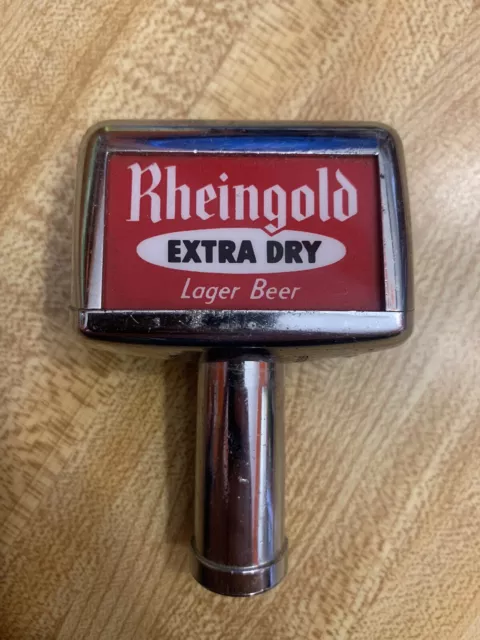 Vintage Rheingold Extra Dry Lager Beer Tap Handle