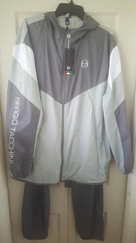 Sergio Tacchini Vintage 90s Tracksuit Pant & Jacket Windbreaker Set 2XL NWT $190