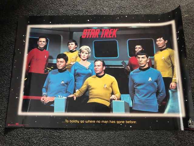 STAR TREK POSTER to boldly go where no man has gone before £100.00 ...